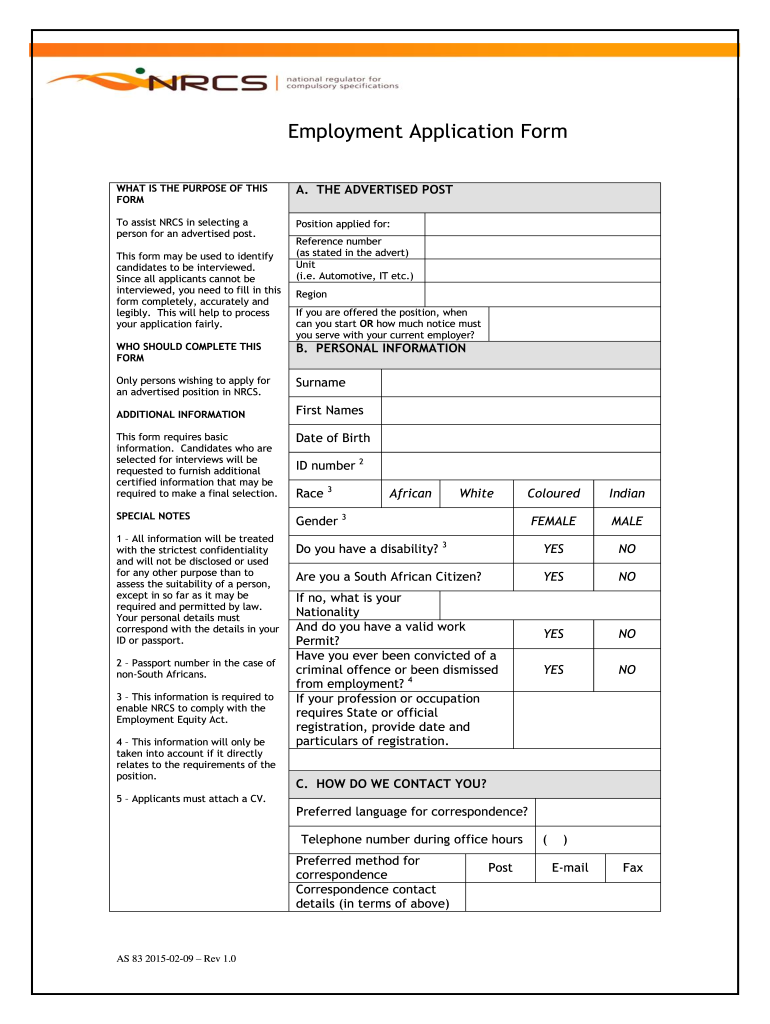 New Z 83 Form 2025